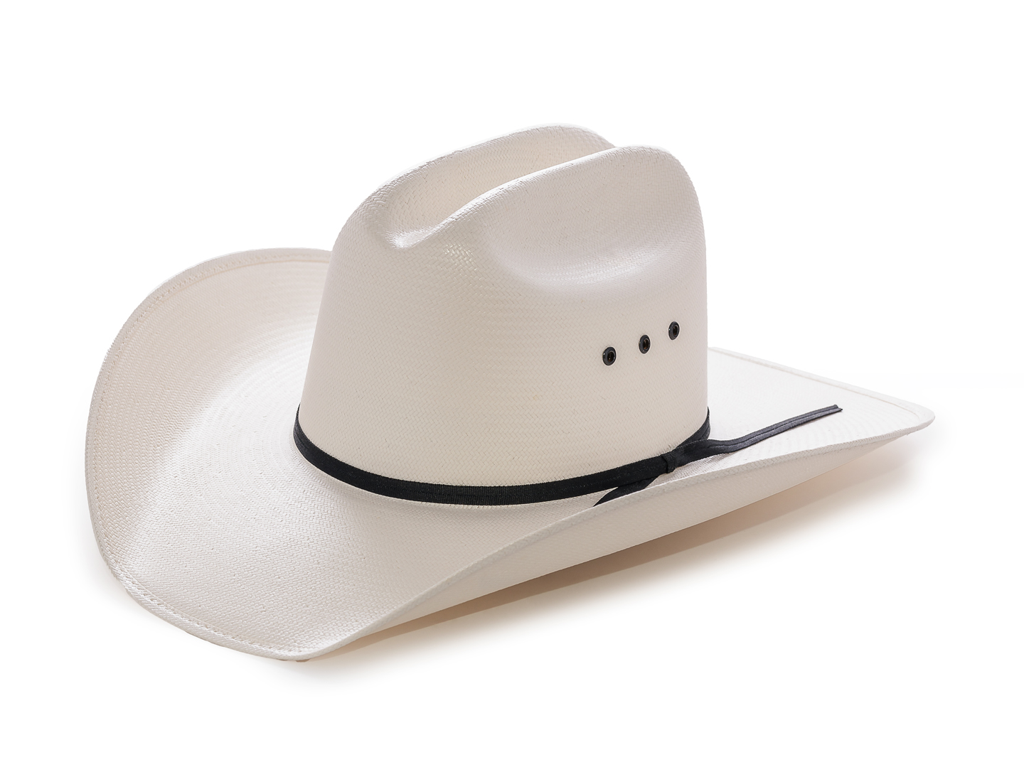 Chapeau De Cowboy Paille MHT Panama 7 1/4 - Master Hatters Of Texas (occasion)